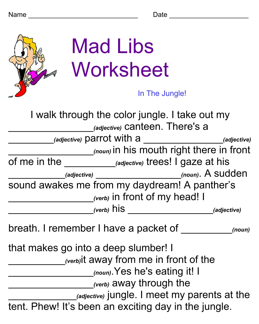 10 Best Blank Printable Christmas Mad Libs Printablee