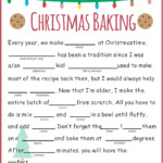 10 Best Blank Printable Christmas Mad Libs Printablee