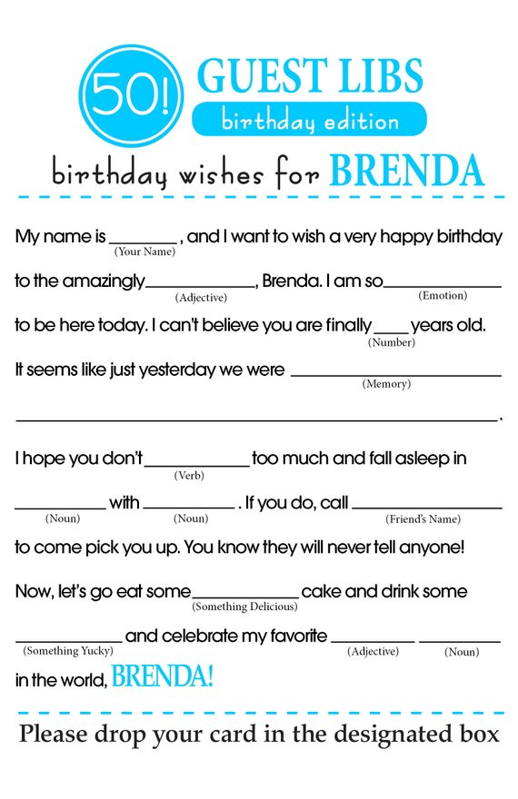 12 Funny Birthday Mad Libs Kitty Baby Love