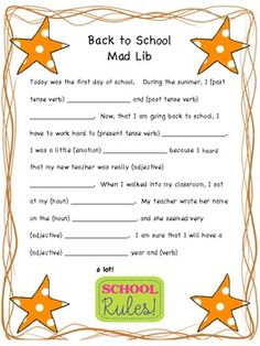 130 Mad Libs Ideas Mad Libs Lib Printable Mad Libs