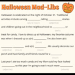 15 Best Adult Halloween Mad Libs Printable Printablee