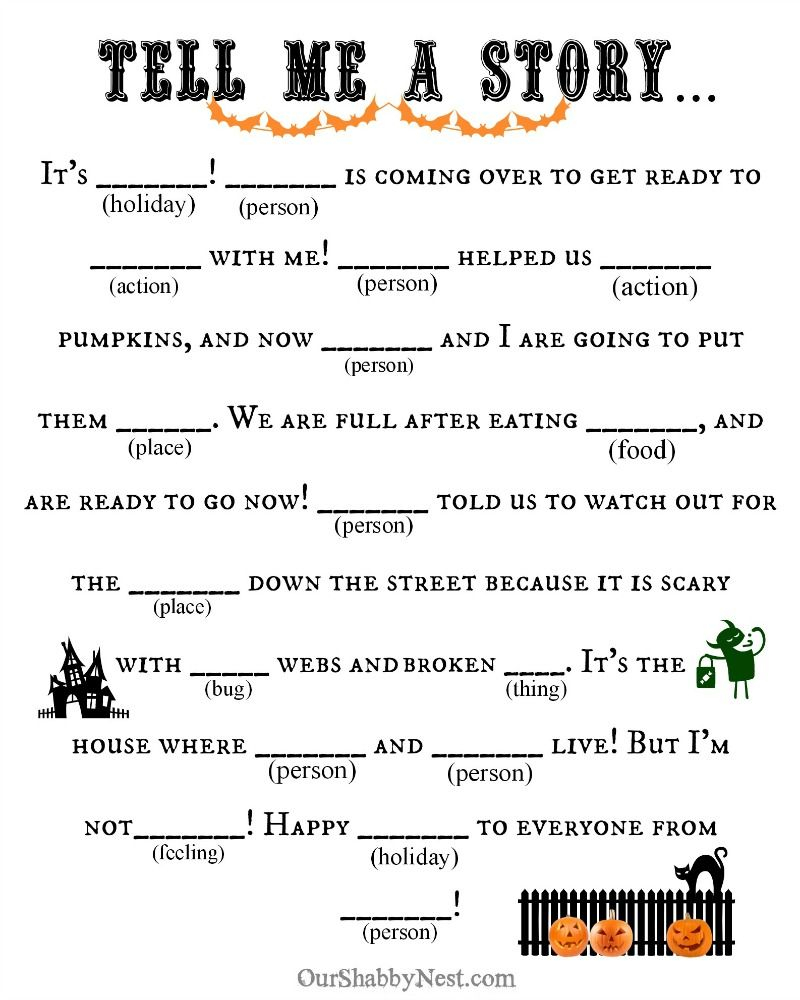 4Th Grade Mad Libs Printable