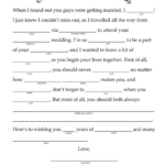 Advice To Newlyweds Free Printable Wedding Mad Libs POPSUGAR Smart