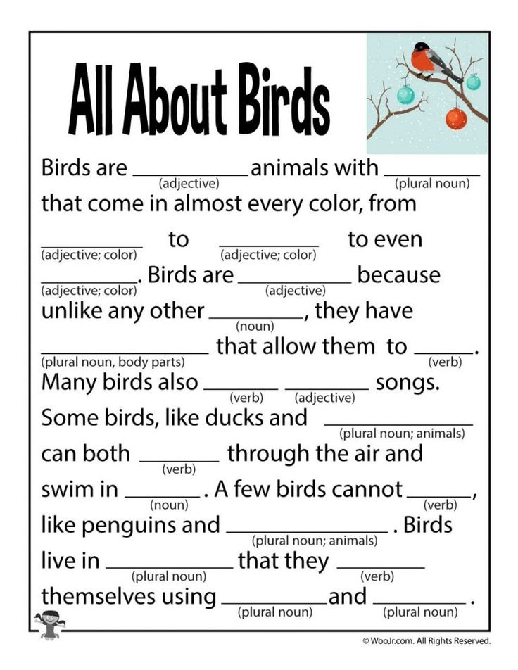 Animal Mad Libs For Kids Woo Jr Kids Activities Mad Lib For Kids 