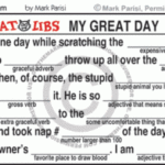 Cat Mad Libs Fill In The Blanks Stories Off The Mark Cartoons