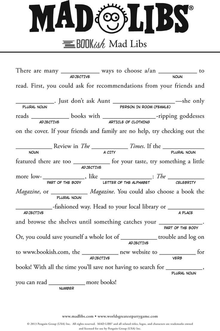 Dada Mad Libs Printables 2022 Printablemadlibs