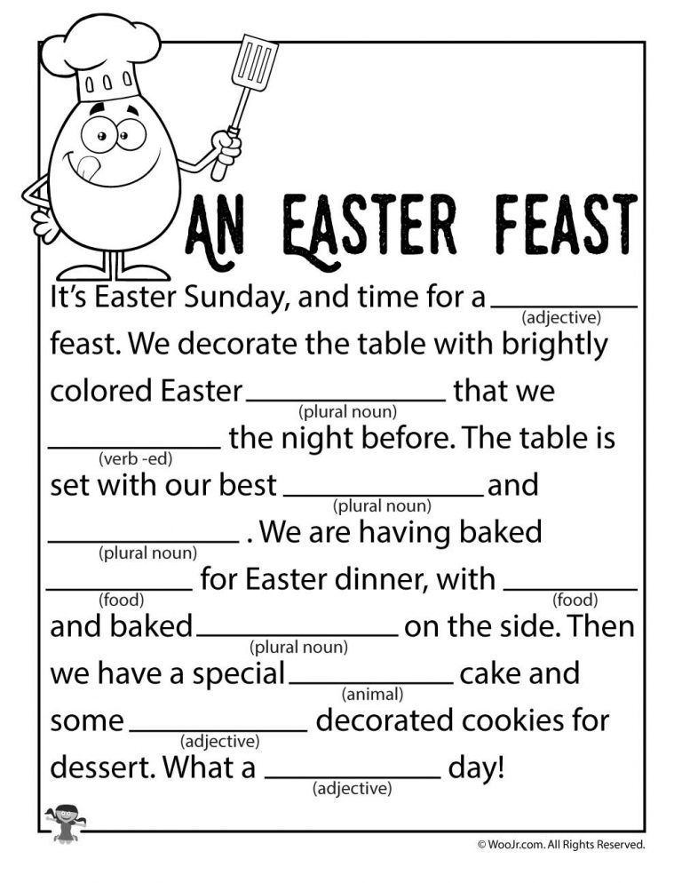 Easter Mad Libs 2020 