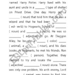 Harry Potter Mad Lib ESL Worksheet By Katyrye