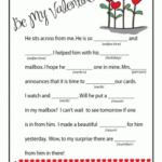 Having A Ball In 3rd Grade Valentine Mad Libs