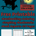 Learning Like A Ninja Free Printable Set