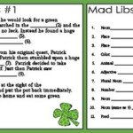 Lucky You St Patrick 39 s Day Mad Libs Holiday Fun For All Ages