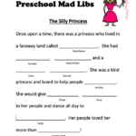 Mad Libs For Preschool FREE Printable Nikkishappynook Preschool