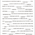 Mad Libs On The Road Additional Photo inside Page Funny Mad Libs