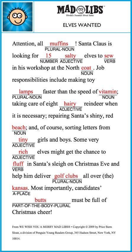 Madlib Adjectives Verbs Girl Scout Ideas 4th Grade Ela