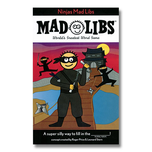 Ninja Mad Libs Children 39 s Ninja Book Kids Ninja Game Book