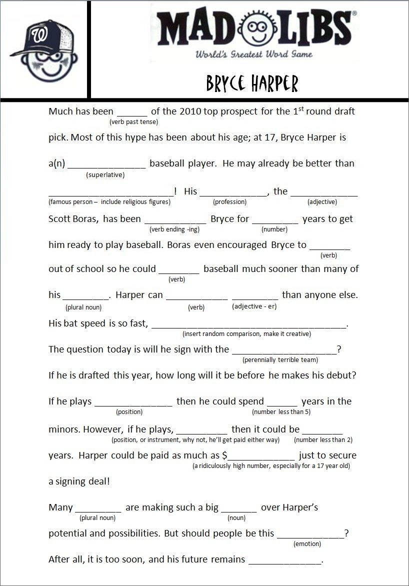 Play This Mad Lib At A Baby Shower Mad Libs Online Printable Free 