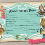 Printable DIY Alice In Wonderland Mad Libs By EventPrintables Bridal