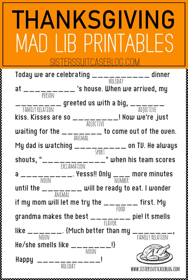 Printable Mad Libs For Adults Pdf