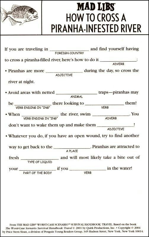 Printable Mad Libs For Teens Printable Word Searches