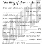 Printable Wedding Mad libs The Love Story Of The Bride Etsy