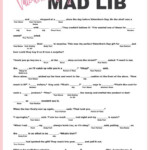 Romantic Mad lib perfect For Valentine 39 s Day Or Anniversary