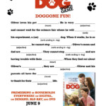 Think Like A Dog Movie Printable Mad Lib Activity Sheet