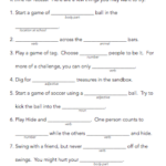 Third Fourth Grade Tidbits Mad Libs