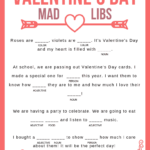 Valentine 39 s Day Mad Libs Printable Christmas Mad Libs For Kids