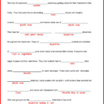 Valentine 39 s Day Mad Libs Valentines Day Words Valentines School