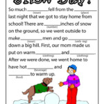 Winter Mad Libs Snow Day Activities For Kids Mad Libs