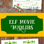 Buddy The Elf Mad Libs Christmas Movie Party Game Printable C100