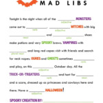 Mad Lib Printable That Are Eloquent Roy Blog