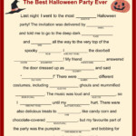 Printable Halloween Mad Libs Printable Word Searches