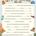 10 Best Camping Mad Libs Printable Printablee