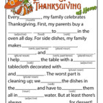 12 Funny Thanksgiving Mad Libs For All Kitty Baby Love