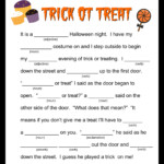 15 Best Halloween Mad Libs Printable Worksheets Printablee