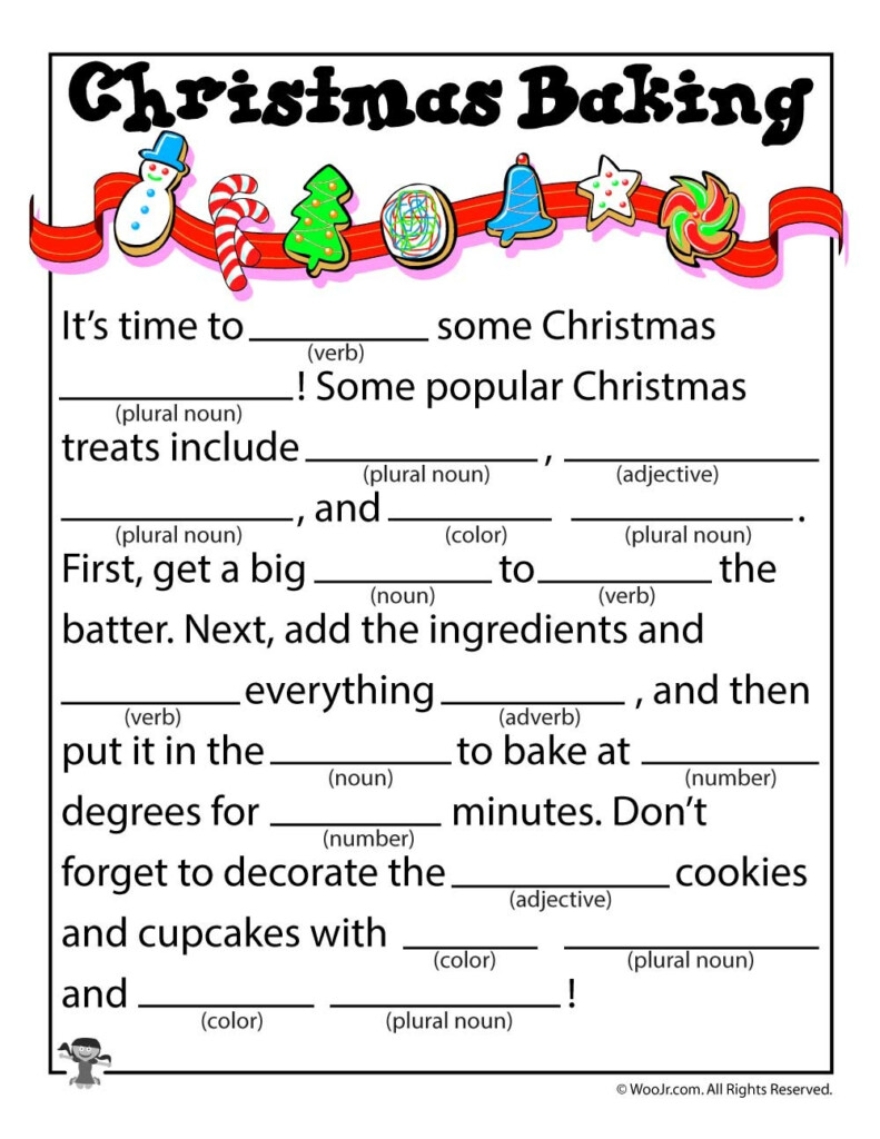 Christmas Mad Libs Printable Free Free Printable