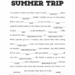 Free Printable Summer Camp Mad Libs Printable Form Templates And Letter