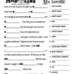 French Interpersonal Speaking Activity Mad Libs With MA FAMILLE Vocab