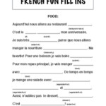 FUN FRENCH FILL INS FOOD quot Mad Libs quot By AWESOME FRENCH LESSON PLANS