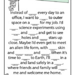 I Want To Be An Astronaut Mad Lib Printable Activities For Kids Mad