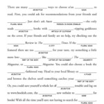 If You Give A quot Mad Lib Writing Activities For Kids Mad Libs Free