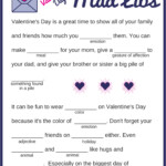 Love Mad Libs Printable For Kids 2022 Printablemadlibs