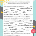 Mad Libs For Kids Printable