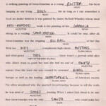 Mad Libs Monday quot Portrait Of A Great Grandma quot By Kim Of Today 39 s