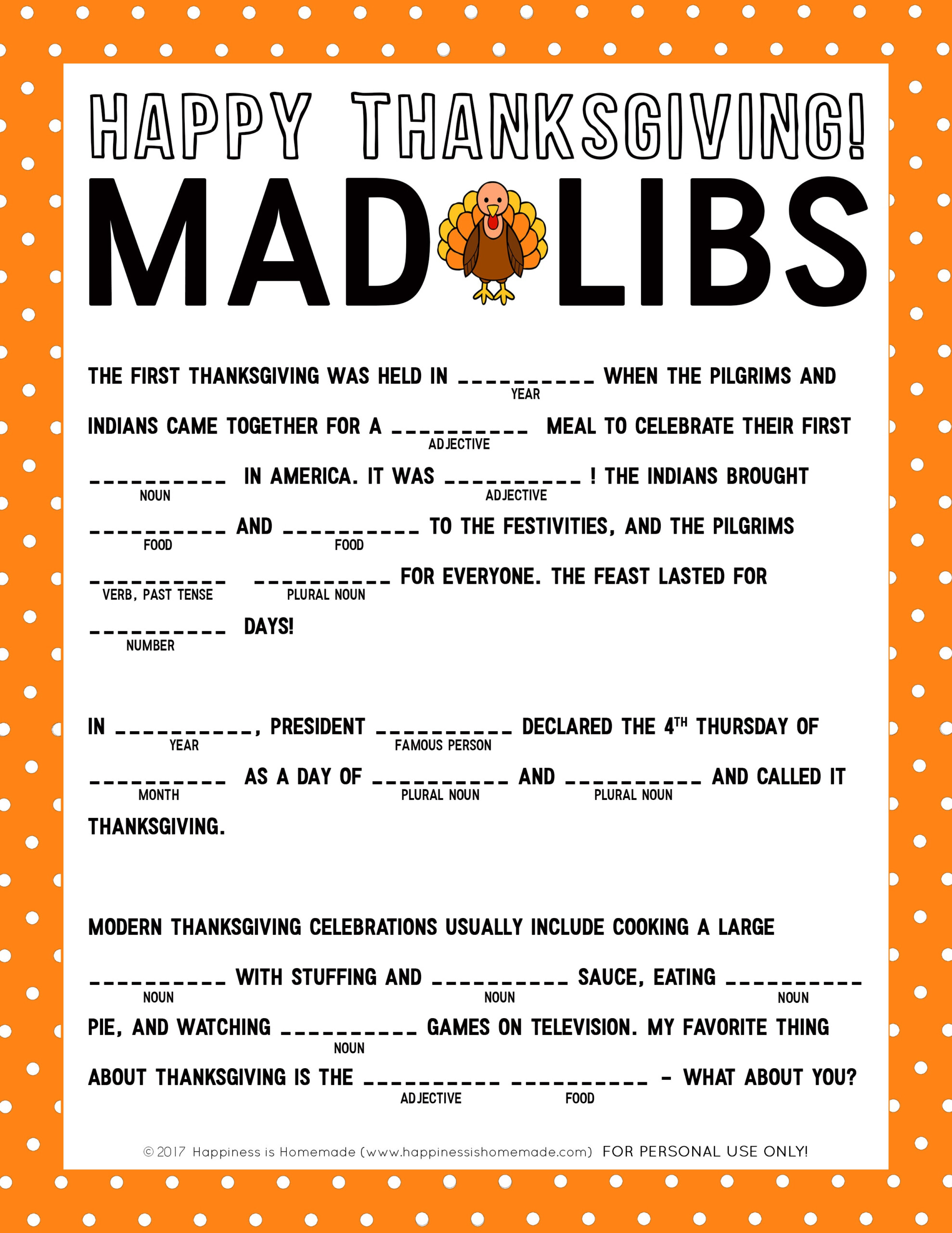 Mad Libs Online Printable Free Printable Blank World