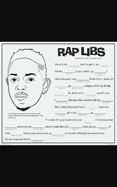 MadLibs Writing Prompts Rap Gifts Words