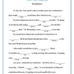 New Year Mad Lib By My Learning Center Teachers Pay Teachers