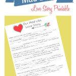 Our Mad Libs Love Story Free Printable and Laughs Or So She Says