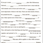 Printable Long Mad Libs For Kids Tedy Printable Activities